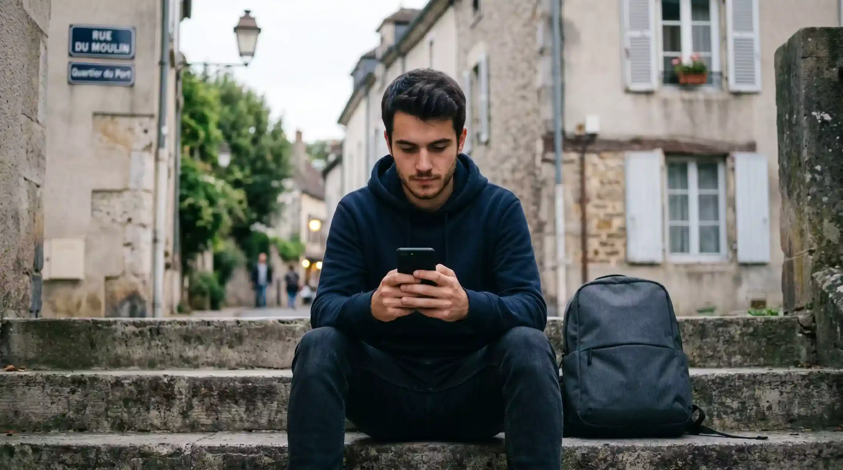 Image d'un homme pensif
